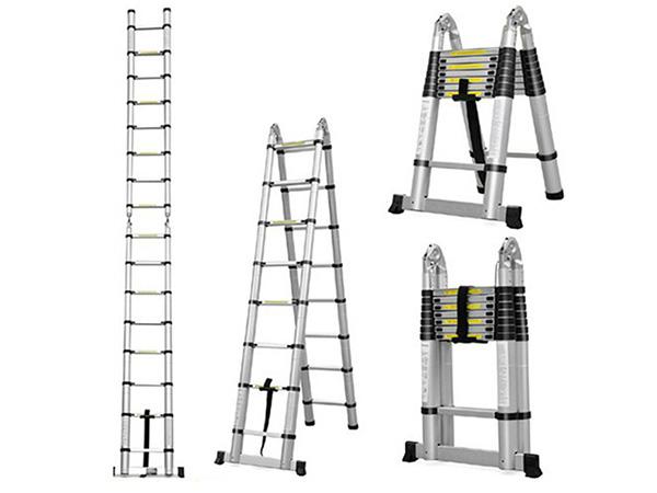 Aluminum telescopic ladder